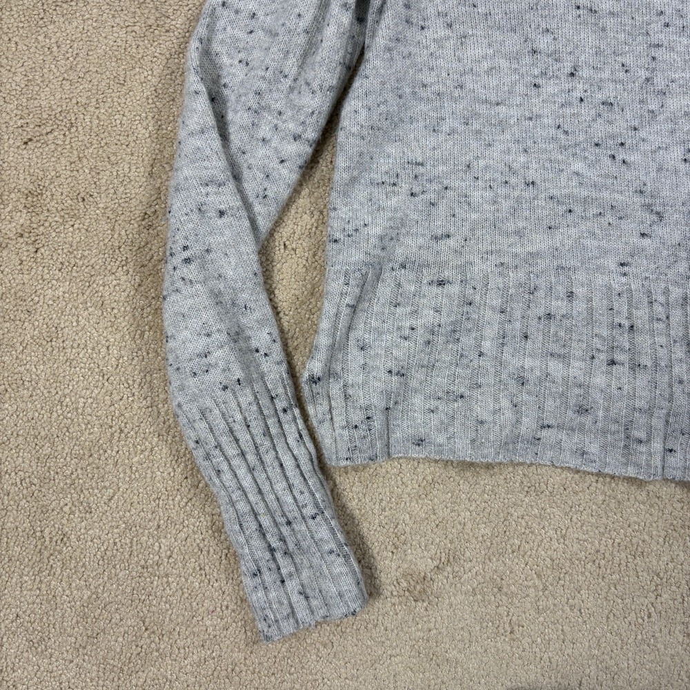 Madewell Donegal Inland Gray Coziest Yarn Turtleneck Sweater K5410 Large L - Picture 2 of 8